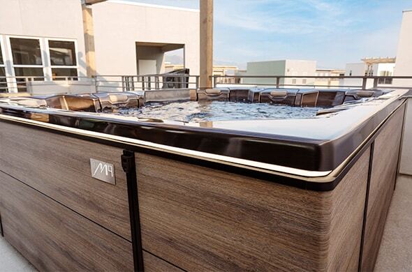 hot tub on rooftop