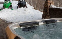 hot tub winter maintenance