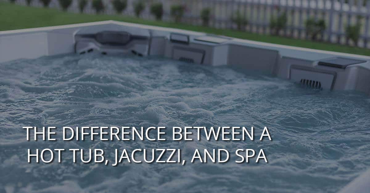 jacuzzi vs hot tub