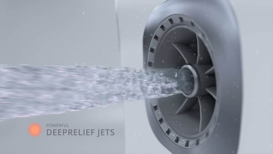 powerful hot tub jets