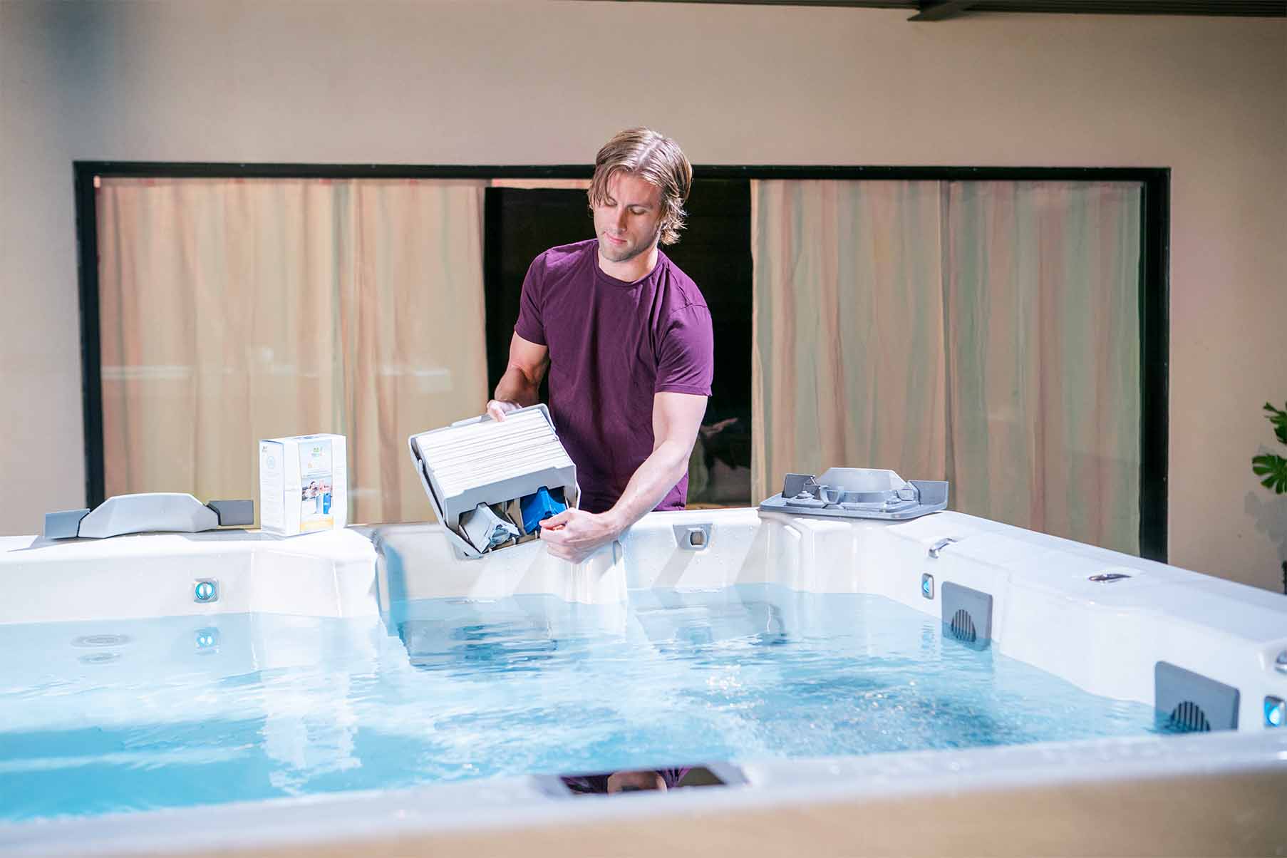 swim spa maintenance
