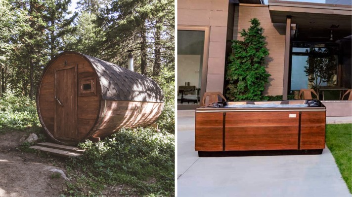 hot tub vs sauna