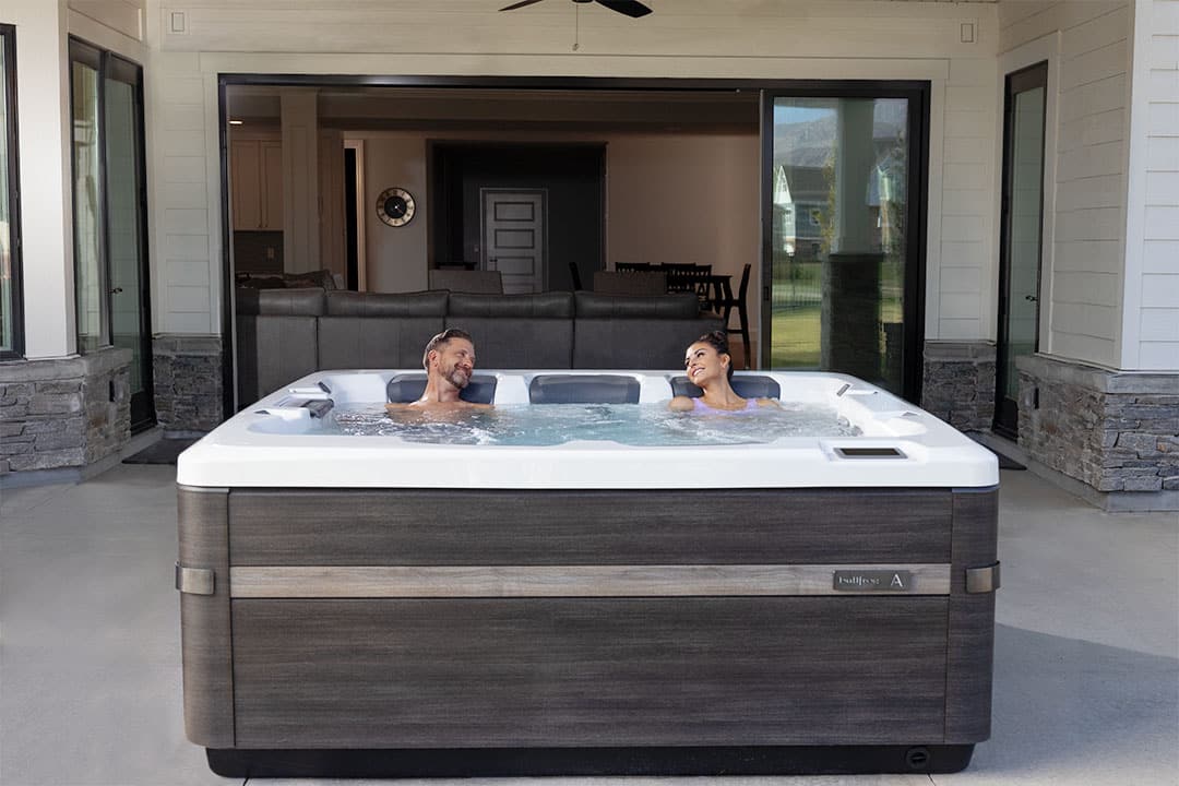 Hot tub couple