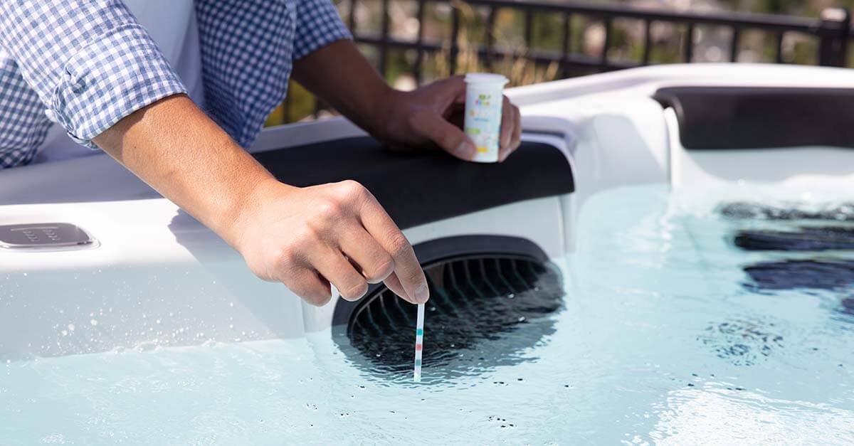 hot tub ph testing