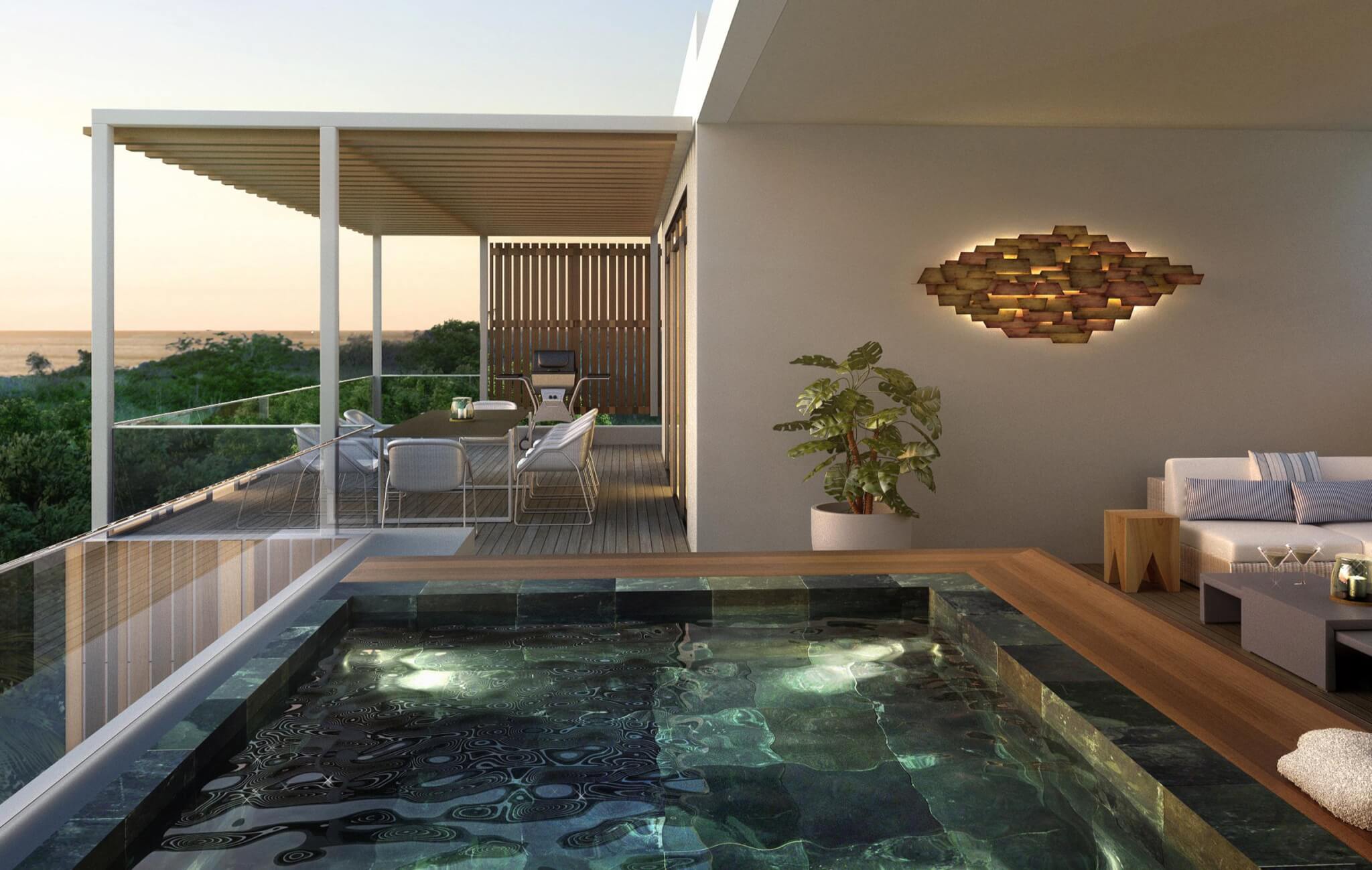 Gorgeous Modern Hot Tub Deck