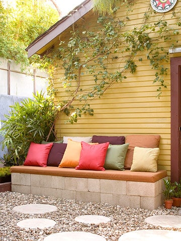 Simple Patio Bench