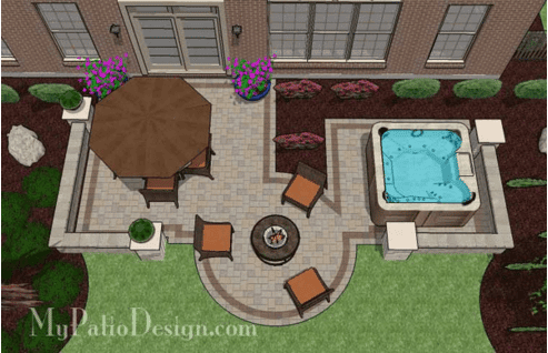 Hot Tub Patio Design