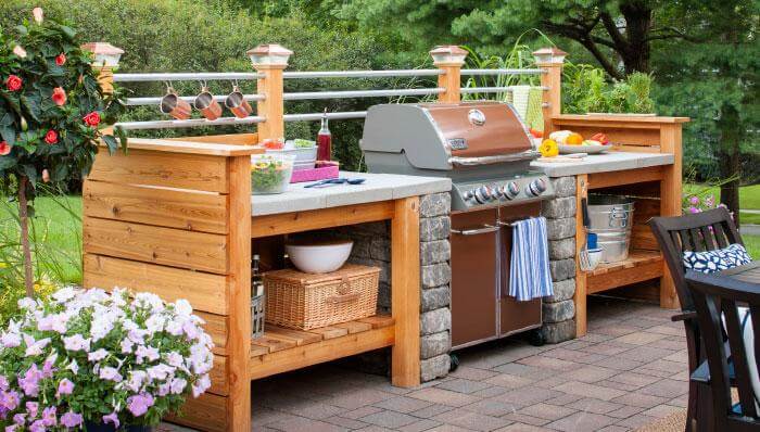 Functional Outdoor Kitchen and Grill