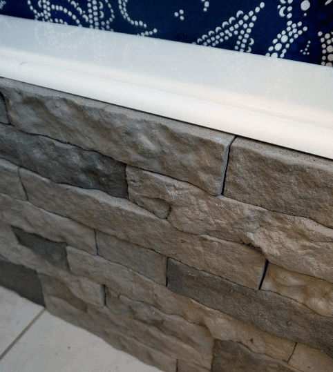 Stone Hot Tub Cabinet